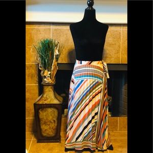 Pleated Maxi Skirt